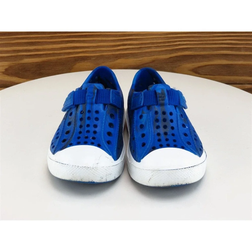 SKECHERS‎ Sz 6 Toddler Shoes Boys Slip-On Blue Synthetic Medium